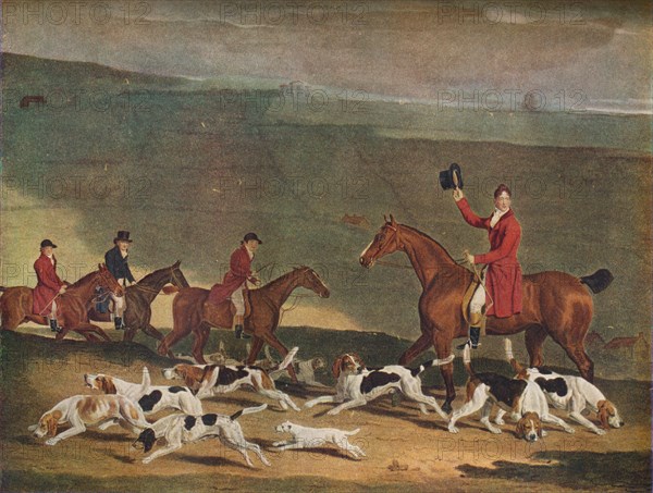 'Francis Duckenfield Astley, Esq., and his Harriers', c19th century. Artist: Richard Woodman.