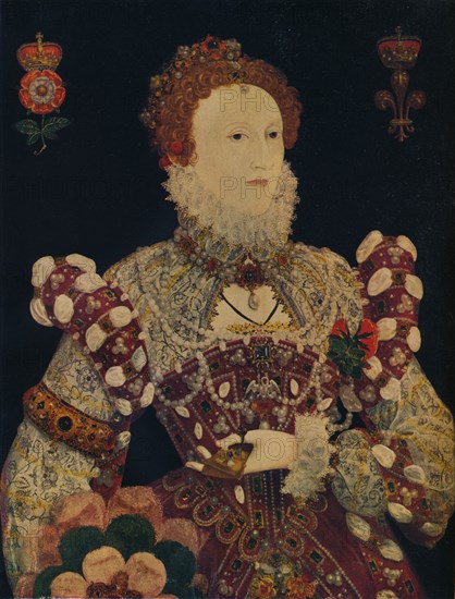 Elizabeth I, Queen of England and Ireland, c1574. Artist: Nicholas Hilliard.