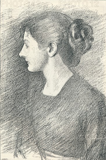 'Portrait of Miss Emma Froude', c1893. Artist: Philip Wilson Steer.