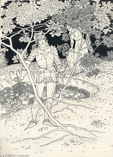 'Illustration to Spenser's Faerie Queene. Canto II. Verse 30', c1895. Artist: Louis Fairfax Muckley.