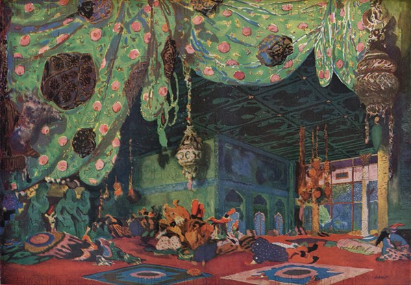 'Setting for Scheherazade', 1910. Artist: Leon Bakst.