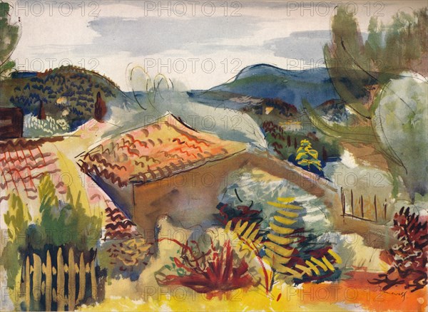 'Landscape', 20th century. Artist: Isaac Grunewald.