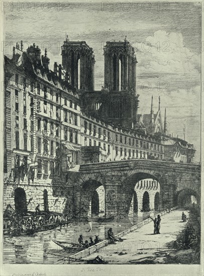 'Le Petit Pont', 1915. Artist: CH Meryon.