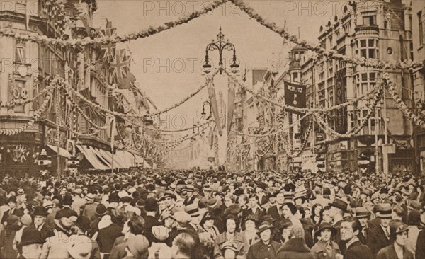 Celebrations for the Silver Jubilee of King George V, London, 1935. Artist: Unknown.