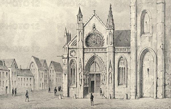 'The Portal of the Church of St Jacques la Boucherie', 1915. Artist: Unknown.