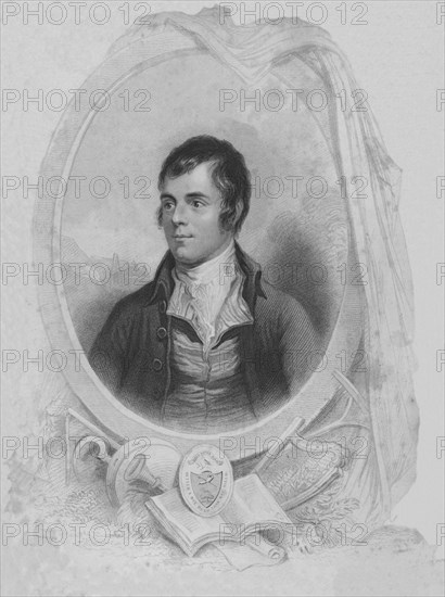 'Robert Burns - Poet', 1840. Artist: John Rogers.
