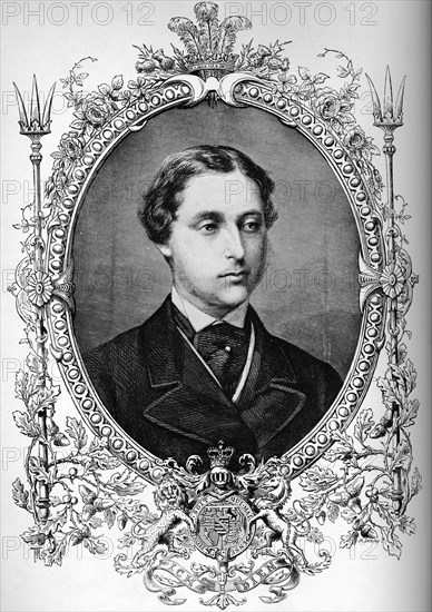 The Prince of Wales at the time of his marriage, c1863 (1910). Creator: Unknown.