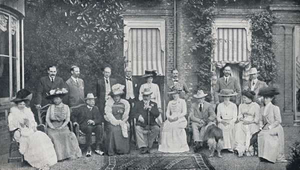 The Royal house party at The Grove, Watford, Lord Clarendon's residence, in July, 1909 (1911). Creator: Frederick Downer & Sons.