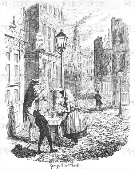 'The Streets - Morning', c1900. Artist: George Cruikshank.