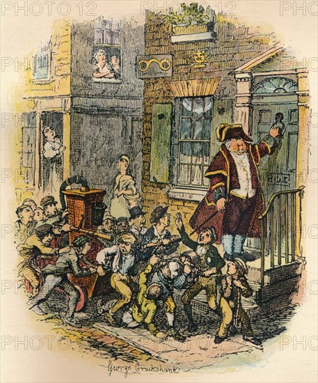 'The Parish Engine', c1900. Artist: George Cruikshank.