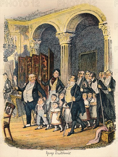 'Public Dinners', c1900. Artist: George Cruikshank.