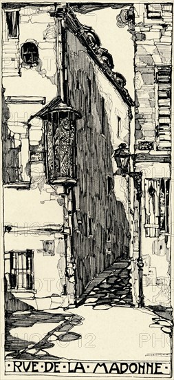 'Rue de la Madonne', 1915. Artist: Jessie Marion King.