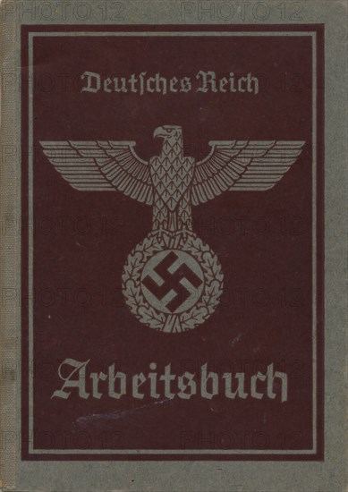 Front cover of a Nazi German workbook, 1941. Artist: Unknown.