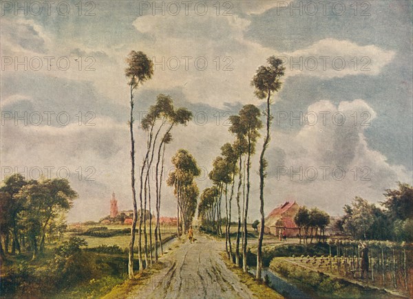 'The Avenue at Middelharnis', 1689. Artists: Meindert Hobbema, TC and EC Jack.