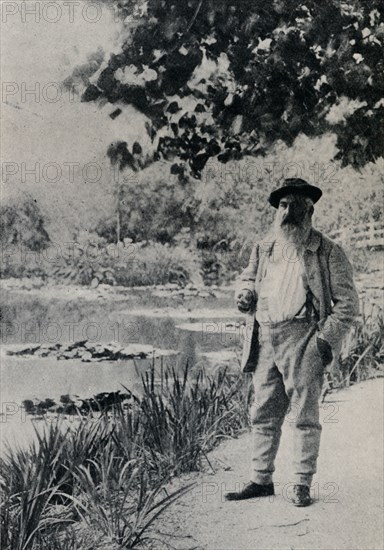 'Claude Monet, Giverny', 1905. Artist: Jacques-Ernest Bulloz.