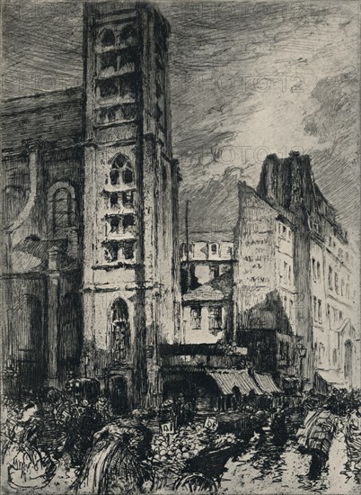 'Church of St Nicholas-du-Chardonnet', 1915. Artist: PA Bouroux.