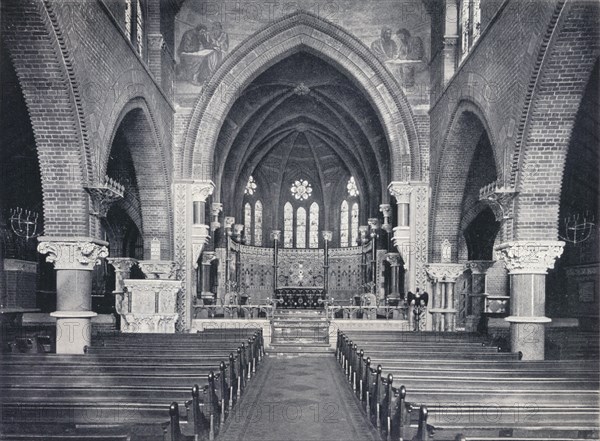 'Interior of St. James the Less, Westminster', c1903. Artist: W Ingle.