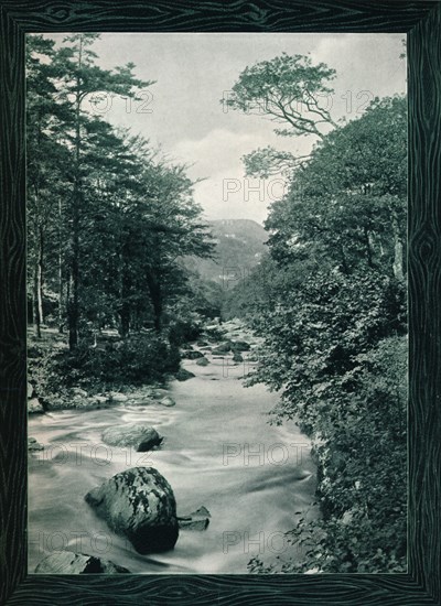 'River Lyn, Lynmouth', c1908. Artist: Photochrom Co Ltd of London.