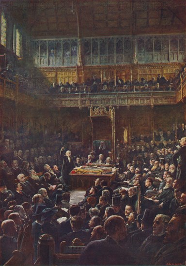 The House of Commons, February 13, 1893 (1906). Artist: Sir Robert Ponsonby Staples.