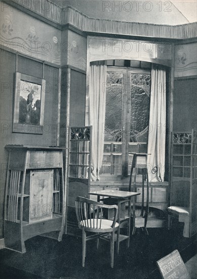 'Interior. Decorated by M. Niedermoser', c1900. Artist: Unknown.