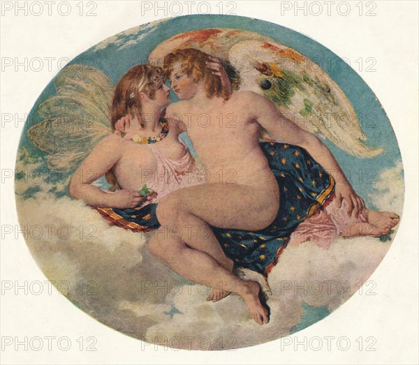 'Cupid and Psyche', 19th century. Artist: William Etty.