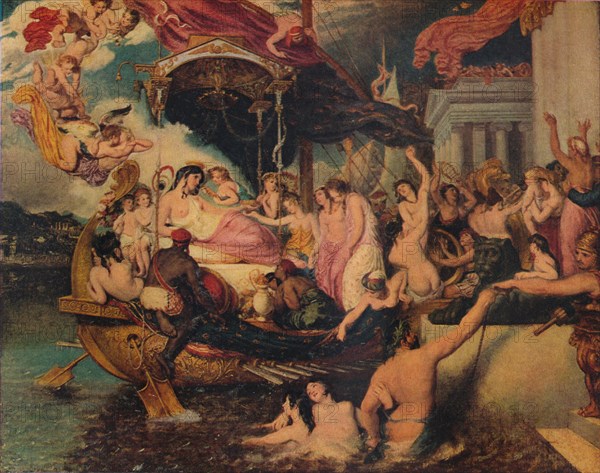 'Cleopatra's Arrival in Cilicia', 1821.  Artist: William Etty.