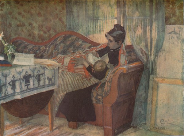 'Mother and Child', c1900. Artist: Carl Larsson.