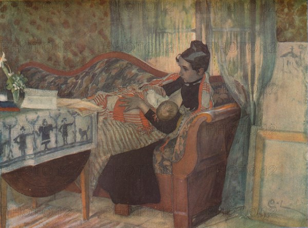 'Mother and Child', c1900.  Artist: Carl Larsson.