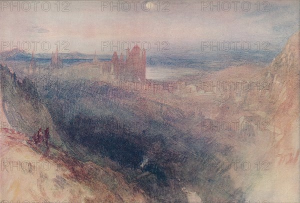 'Lausanne: From Le Signal', 1909. Artist: JMW Turner.