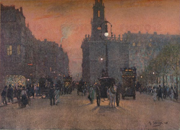 'St. Mary-Le-Strand', c1909. Artist: Algernon Talmage.