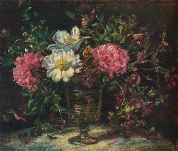 'Peonies', c1919. Artist: Mark Fisher.