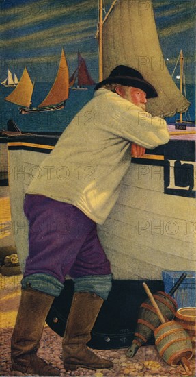 'The Old Fisherman', 1903. Artist: Joseph Edward Southall.