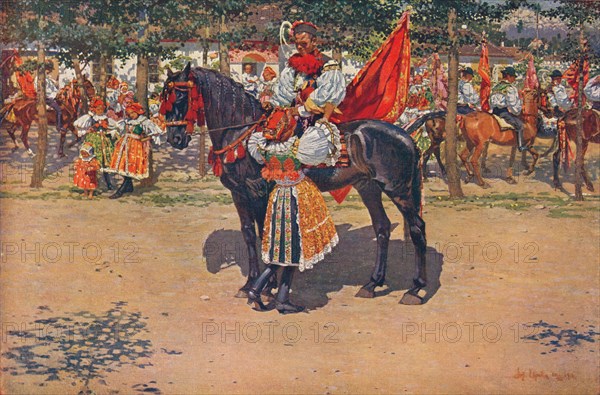 'At the Festival', 1911. Artist: Joza Uprka.