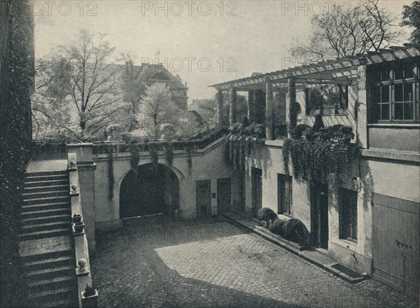 'Courtyard of Private House, 13 Boulevard Des Invalides, Paris. Alterations by Paul Huillard', c1927 Artist: Unknown.