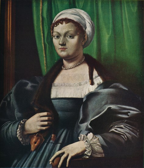 'Portrait of a lady', 16th century. Artist: Giulio Romano.