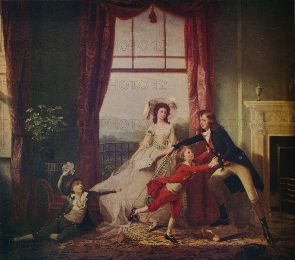 'The Sitwell Family', c18th century. Artist: John Singleton Copley.