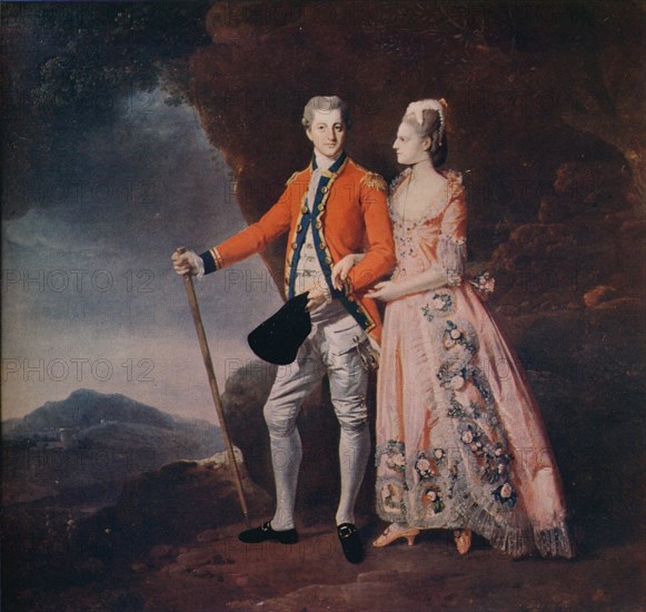 'Couple in a Mountain Landscape', c1779. Artist: Johan Zoffany.