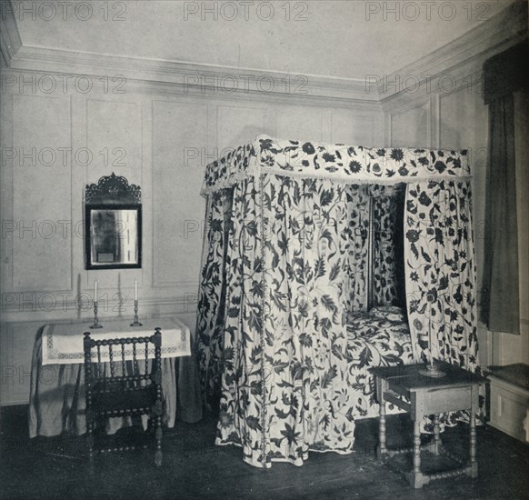 'A Bedroom from the House of Major Nicholas Sewall, at Secretary', 1930. Artist: Unknown.