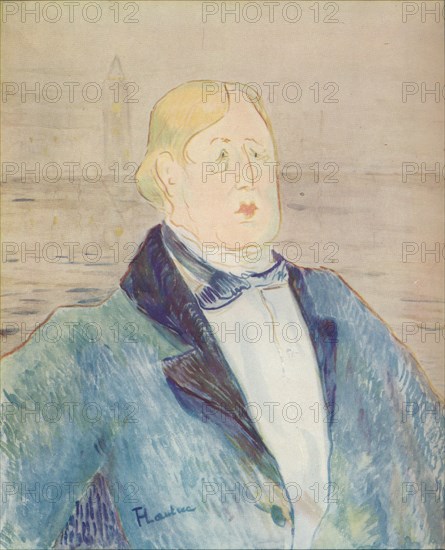 'Portrait of Oscar Wilde', 1895. Artist: Henri de Toulouse-Lautrec.