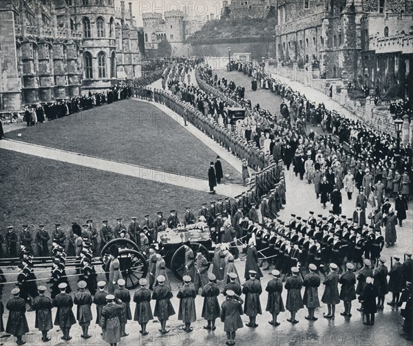 'Within the walls of historic Windsor Castle', 1936. Artist: Unknown.