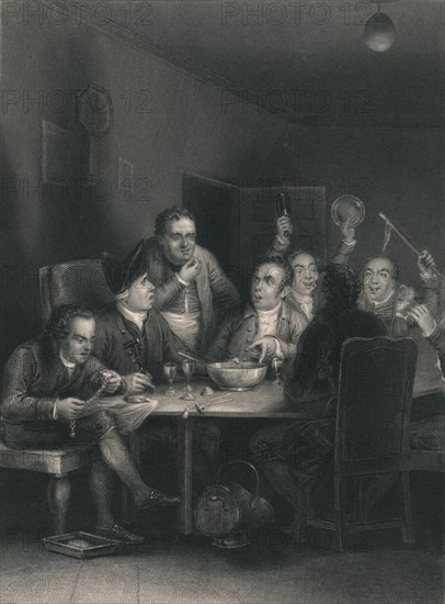 'The Clubbists', 1860. Artist: William Greatbach.