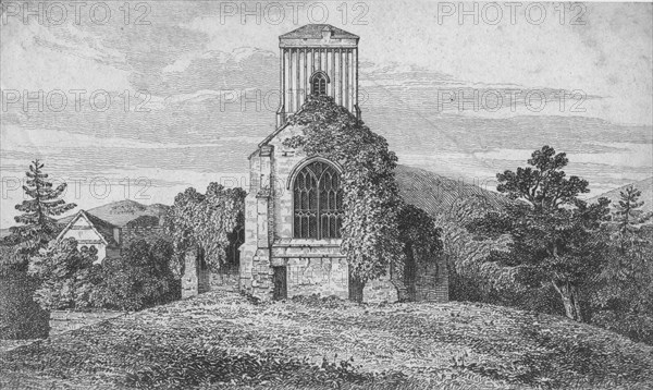 'Little Malvern Church', c1850.  Artist: Baxter.