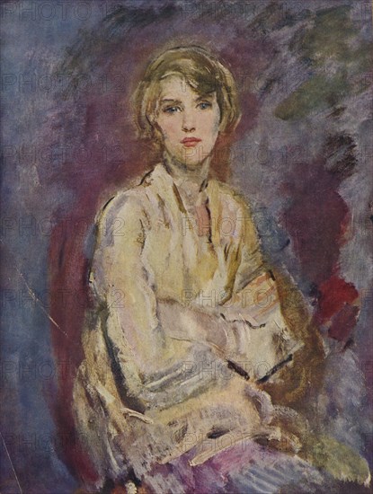 'Anna, Daughter of the Artist', 1905 (1935). Artist: Ambrose McEvoy.