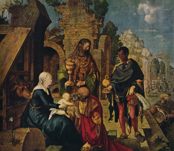 'The Adoration of the Magi', 1504. Artist: Albrecht Durer.