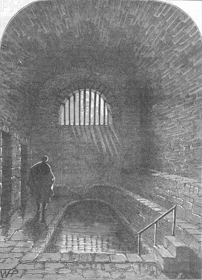 Old Roman Bath, Strand Lane, 1897.  Artist: Unknown.