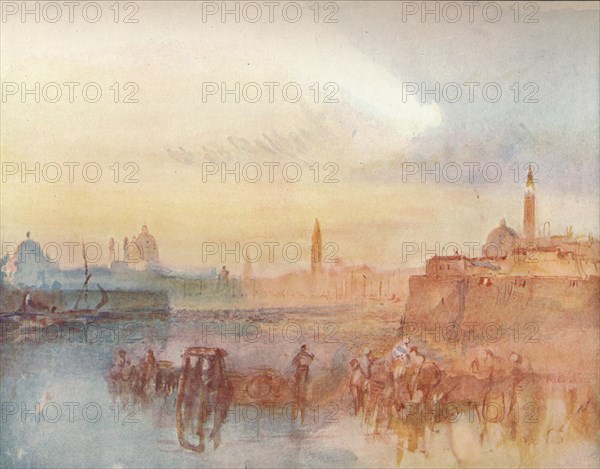 'Venice: The Salute from S. Giorgio Maggiore', 1909. Artist: JMW Turner.