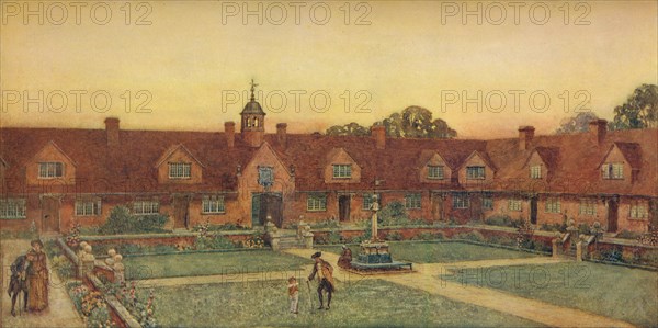 'The Churchill Cottage Homes, Somerset. Silcock and Reay, Architects', 1907. Artist: Unknown.