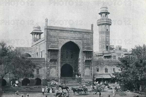 'Mosque of Wazir Khan, Lahore', c1942. Artist: Unknown.