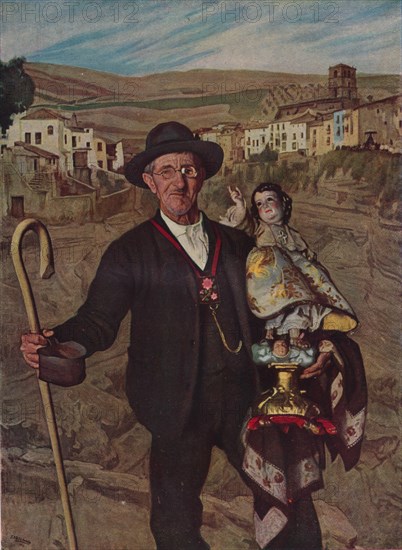 'Piety and Alms', c1921. Artist: Jose Maria Rodriguez Acosta.
