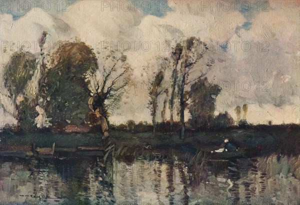 'The Banks of the Loir', c1900. Artist: William Alfred Gibson.